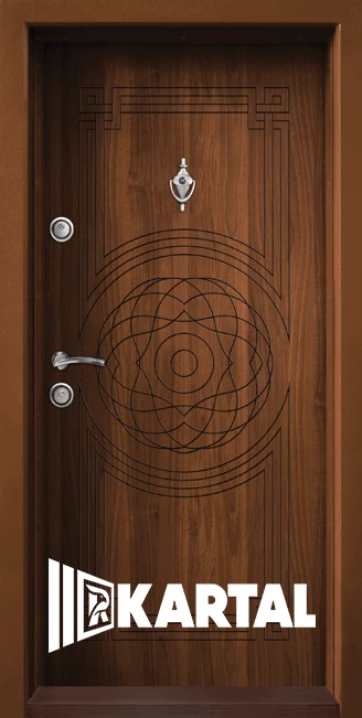 Блиндирана входна врата, модел Т110 Златен дъб