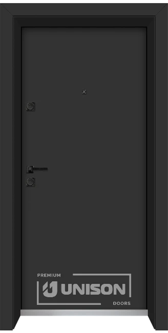 Входна врата Unison Optima Simpel, цвят Антрацит Мат