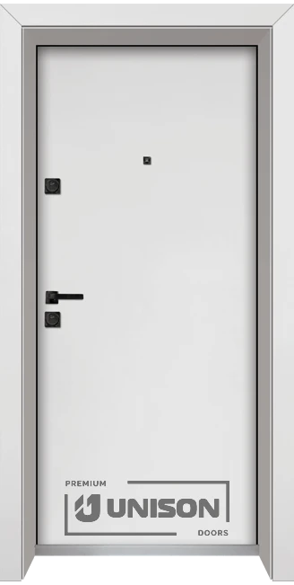 Входна врата Unison Optima Simpel, цвят Бял Мат